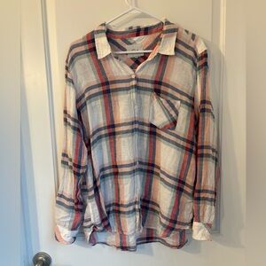Rails Multicolor Metallic Striped Shirt